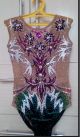 USA purple ebay custom girls lana rg leotards TC34